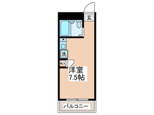 サンハイツ堀之内Aの物件間取画像